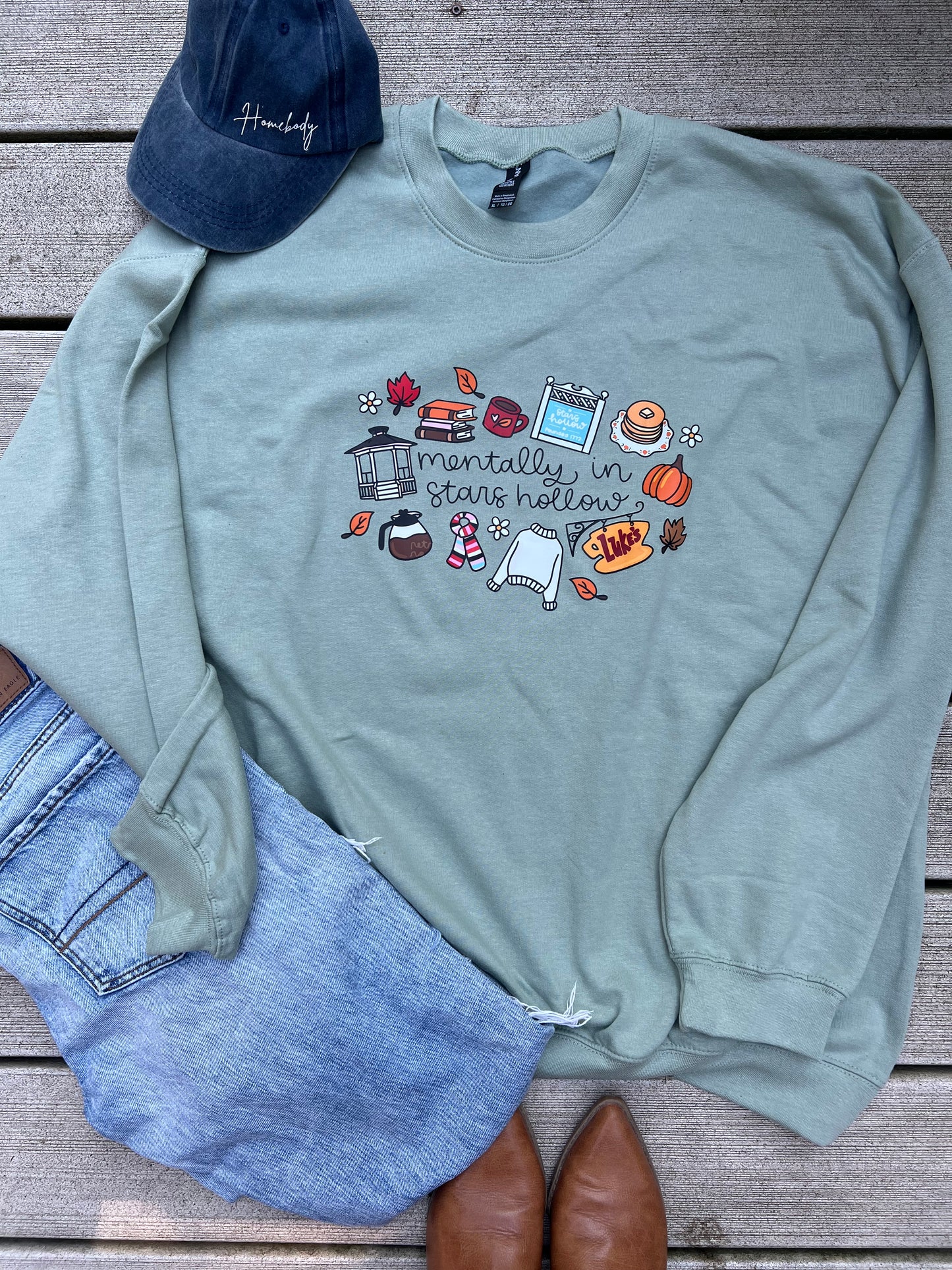 Mentally in Stars Hollow sweatshirt