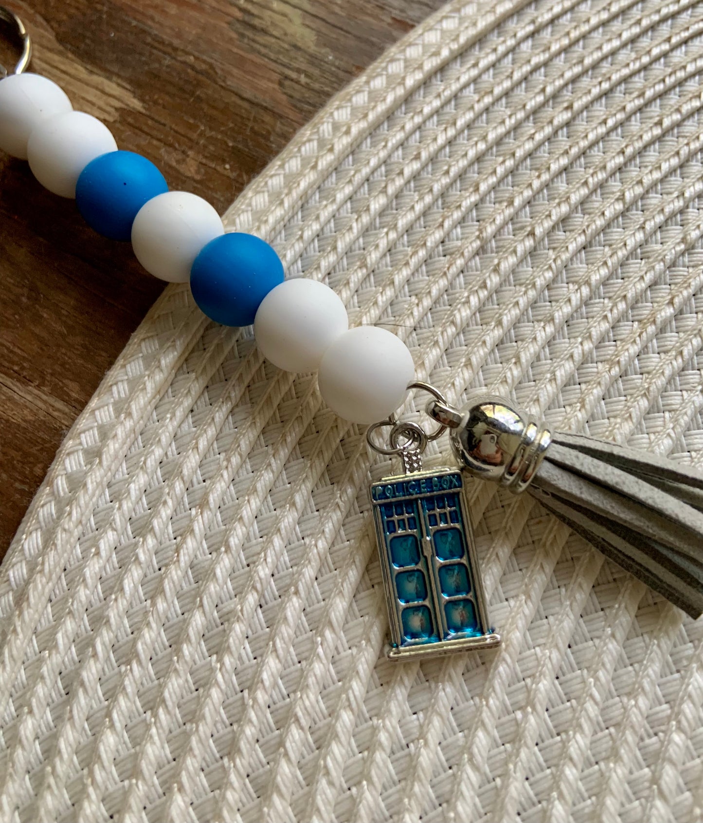 Tardis Keychain