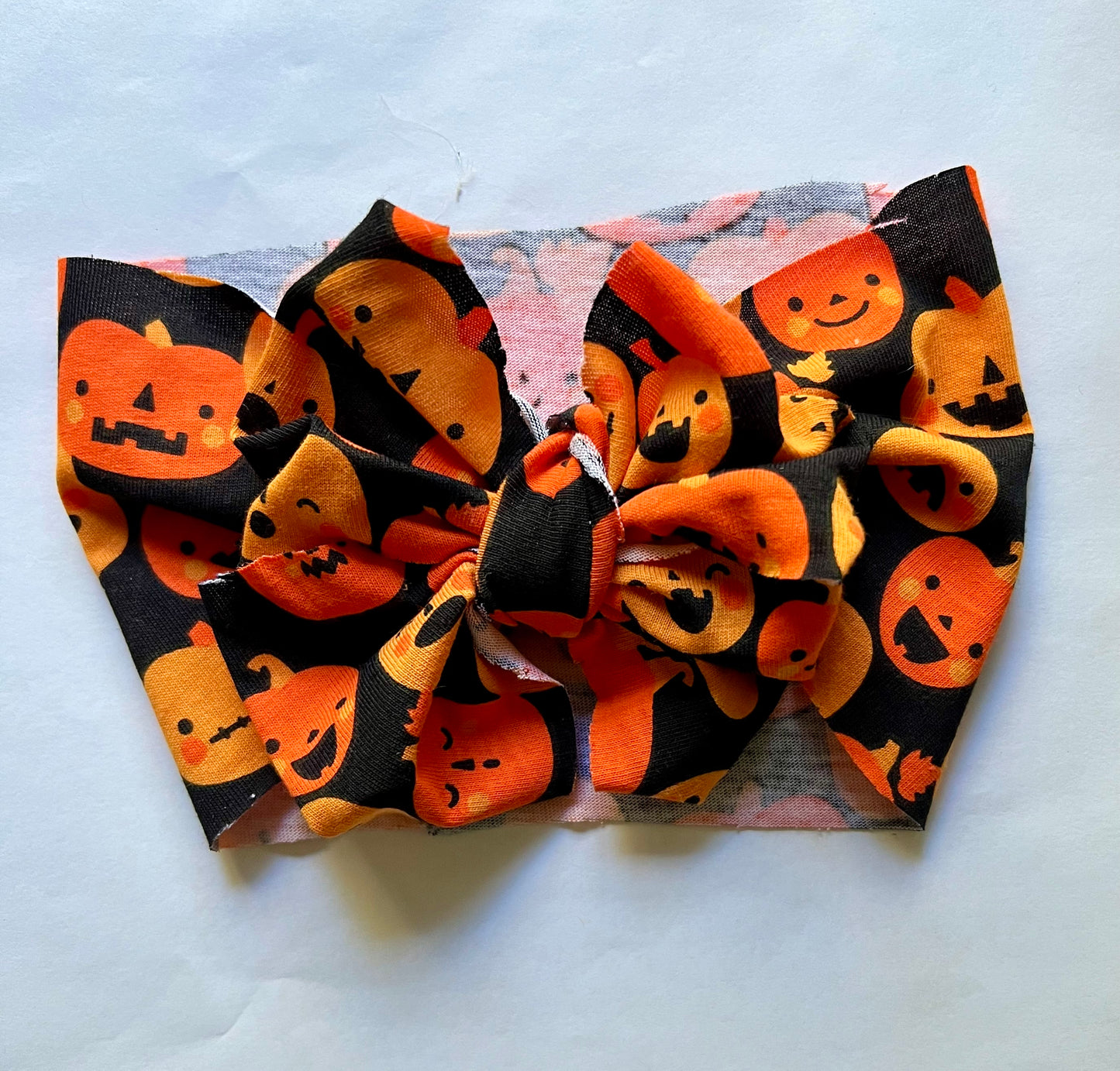 Jack O Lantern Baby Bow