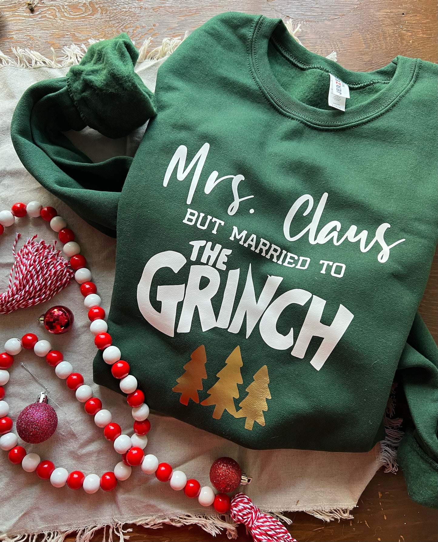 Mrs. Claus but married to the Grinch