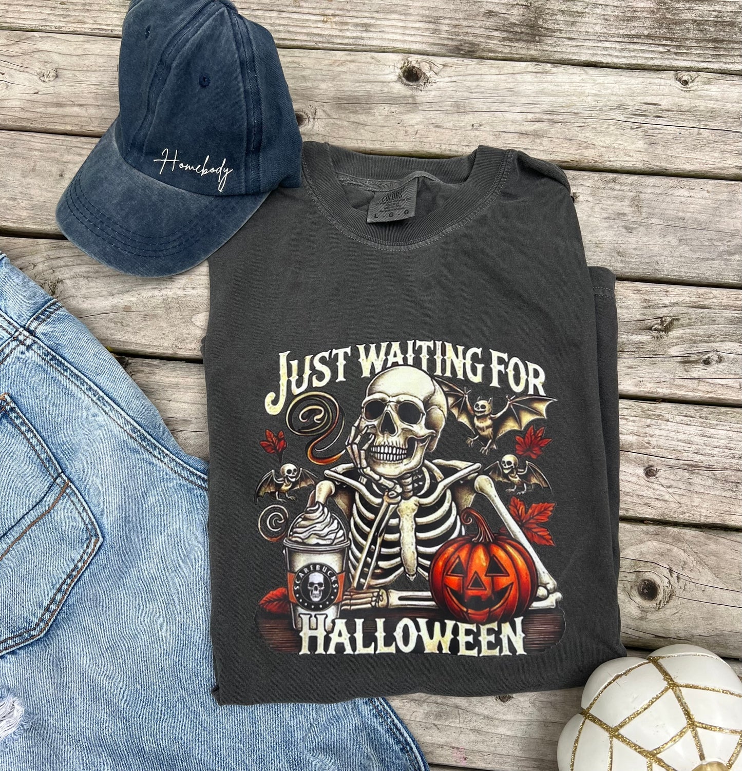 Waiting for Halloween shirt