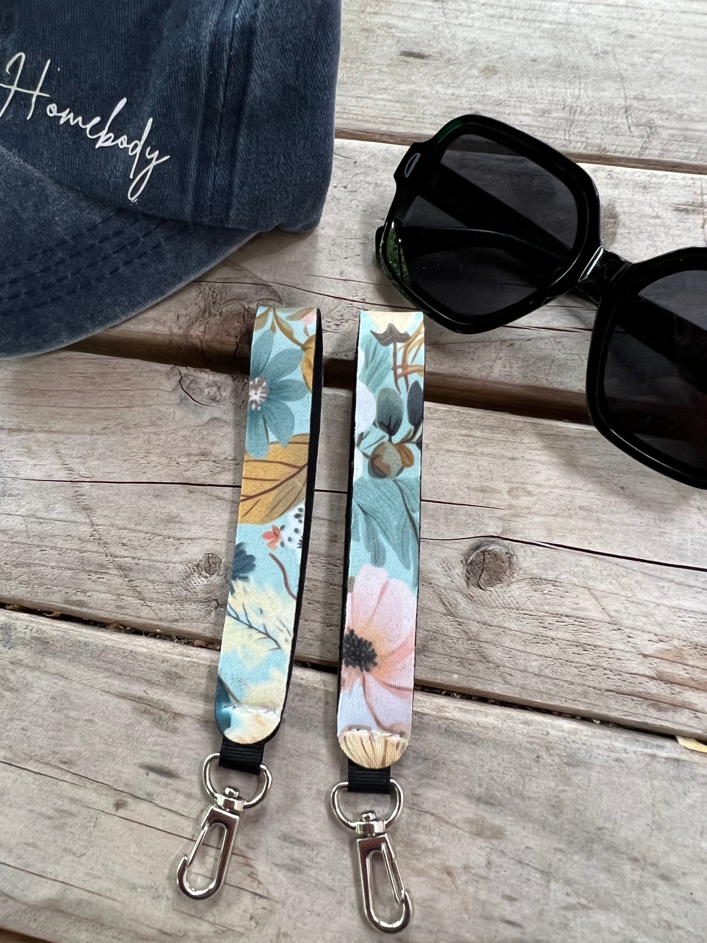 Boho Floral Wristlet