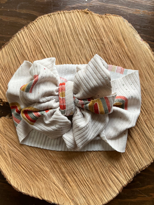 Rainbow Baby bow