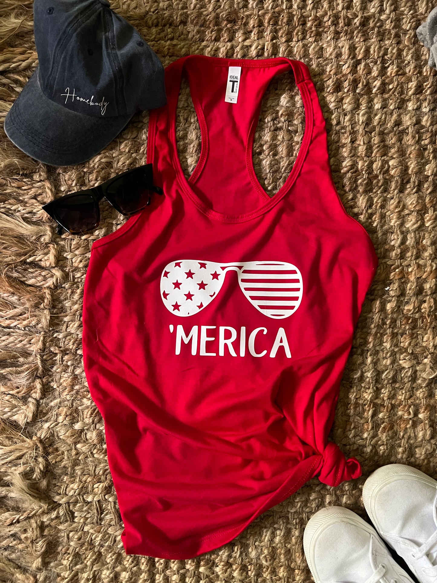 Red ‘Mercia Tank Top