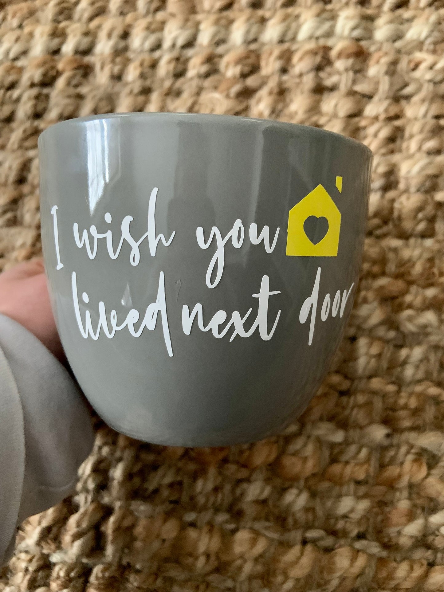 I wish you lived next door - friend mug