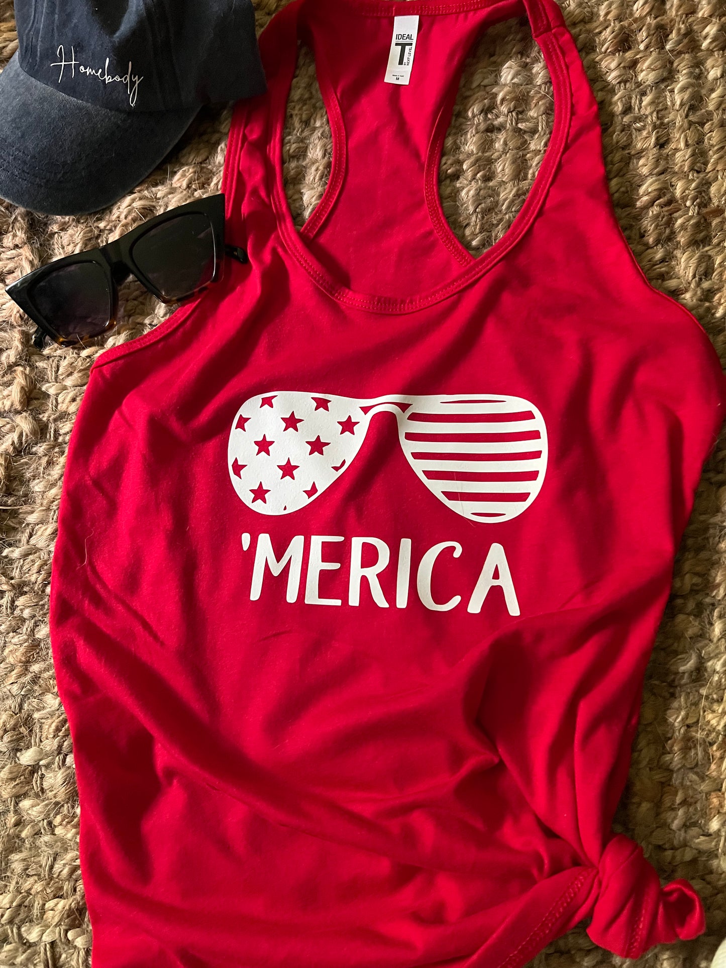 Red ‘Mercia Tank Top