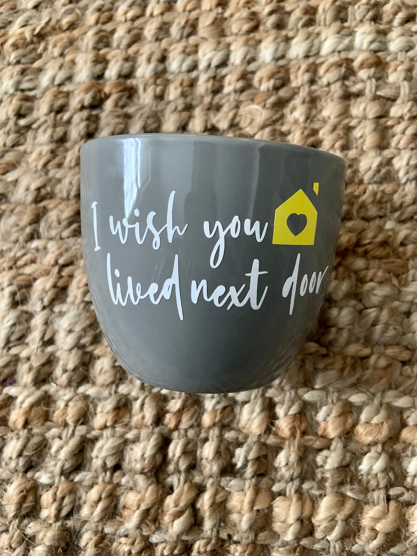 I wish you lived next door - friend mug