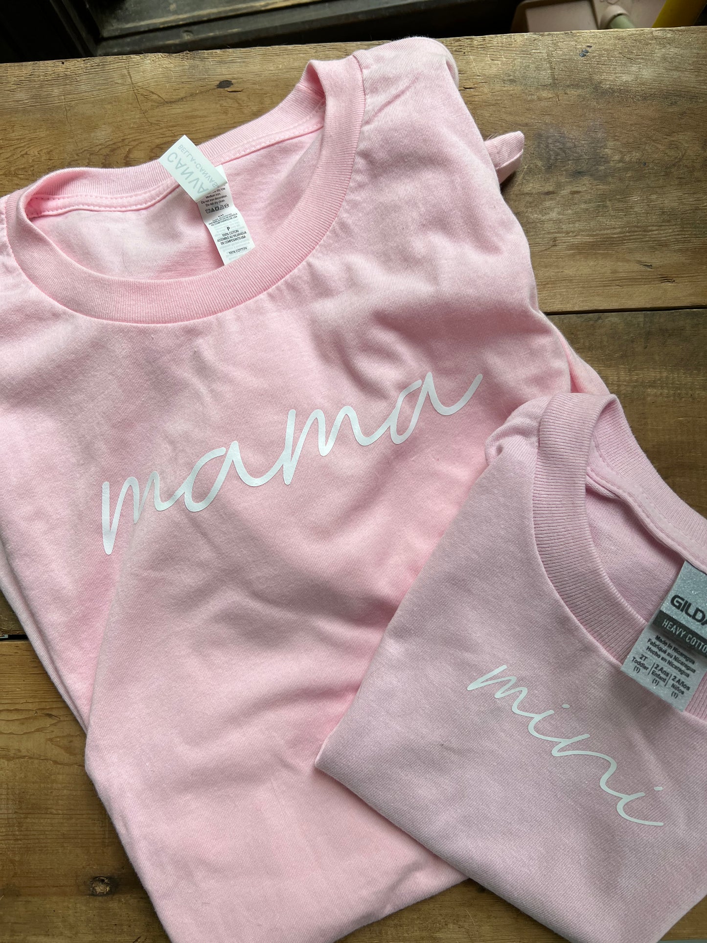 Mama & Mini light pink style Tshirt